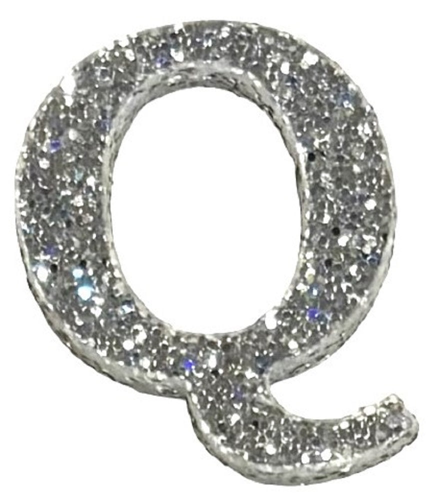 Silver Glitter Acrylic Letter - 3" Tall - Font #01