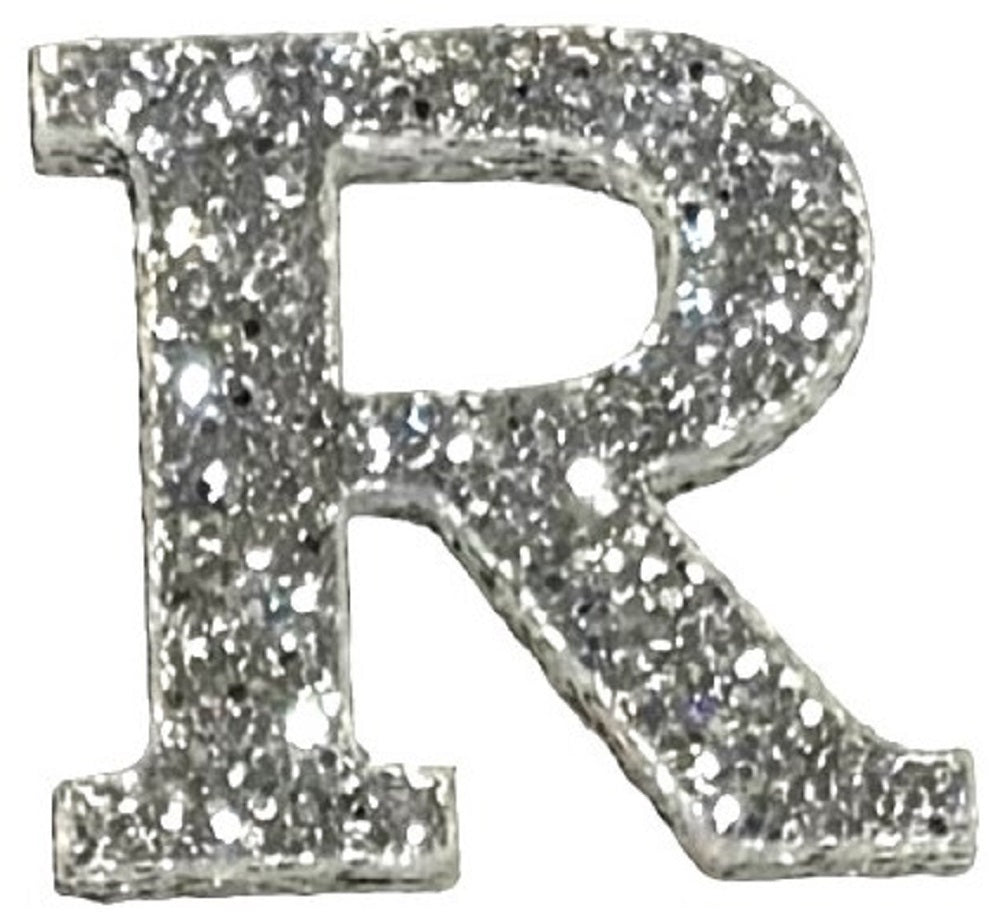 Silver Glitter Acrylic Letter - 3" Tall - Font #01