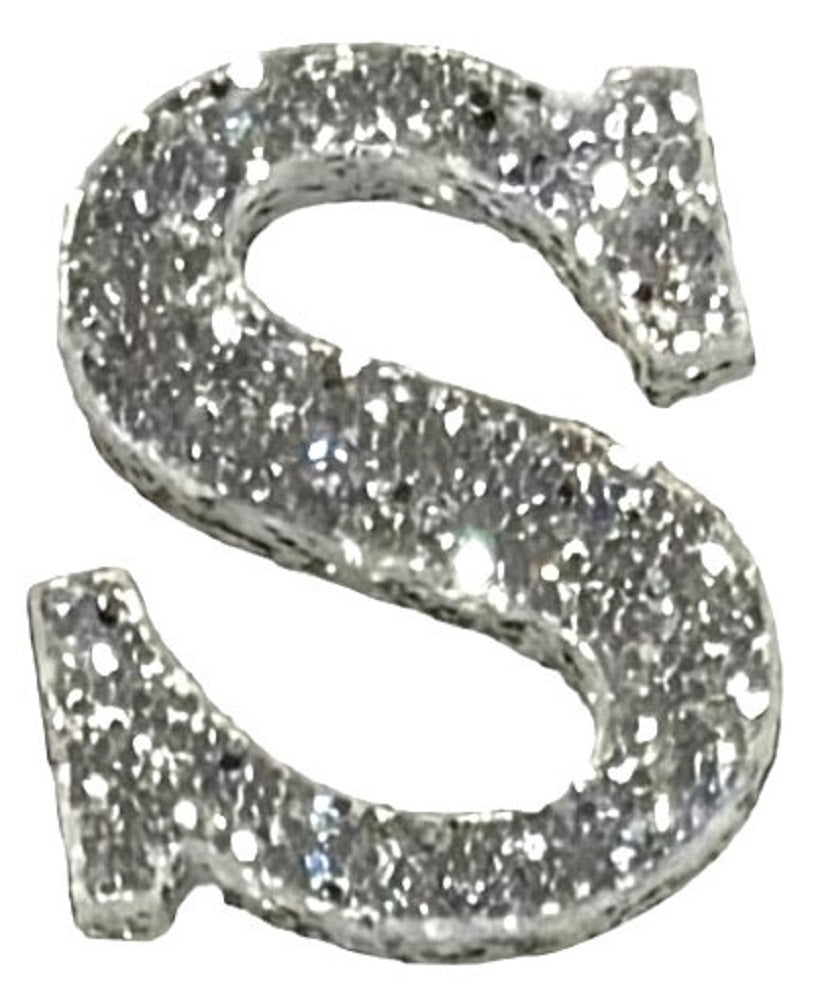 Silver Glitter Acrylic Letter - 3" Tall - Font #01