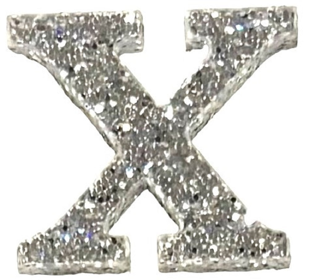 Silver Glitter Acrylic Letter - 3" Tall - Font #01