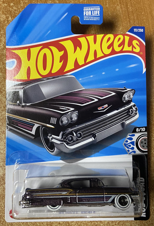 2025 Hot Wheels #111 58 Chevy Impala PLUM