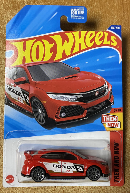 2025 Hot Wheels #123 2018 Honda Civic Type R RED
