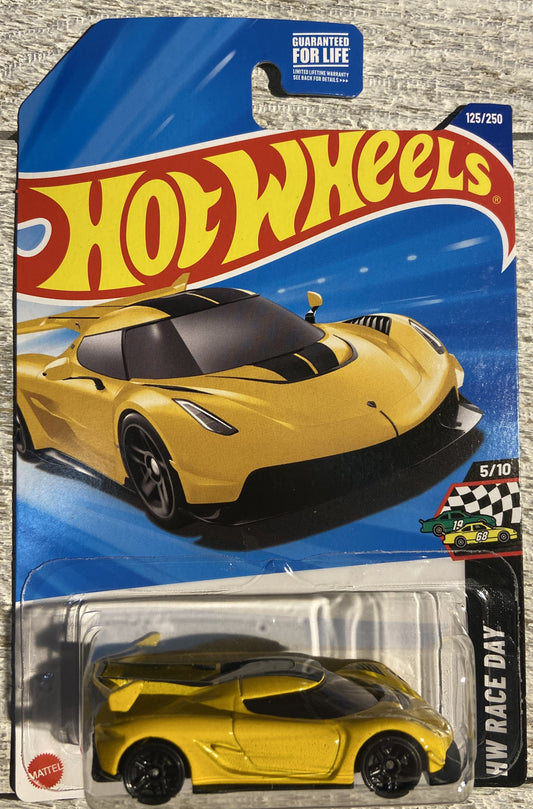2025 Hot Wheels #125 2020 Koenisegg Jesko YELLOW