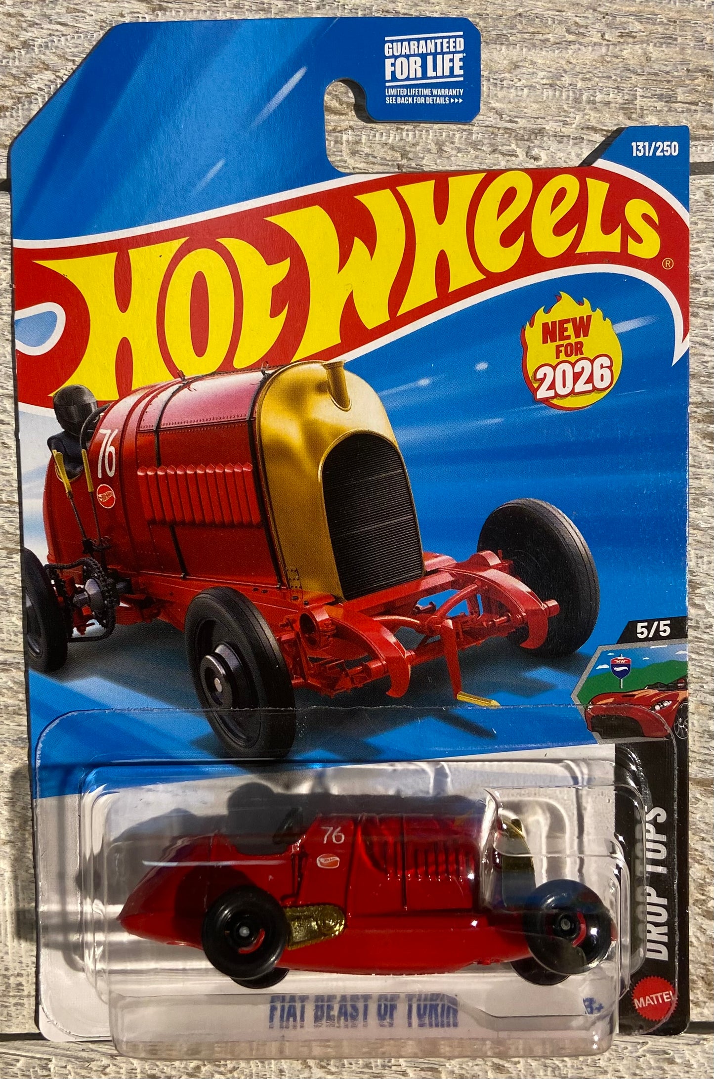 2026 Hot Wheels #131 Fiat Beast of Turin RED