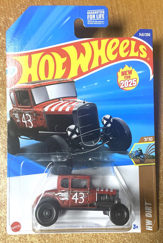 2025 Hot Wheels #140 Ford Model A Custom 31 RED
