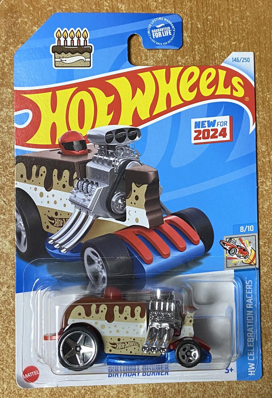 2024 Hot Wheels #146 Birthday Burner RED