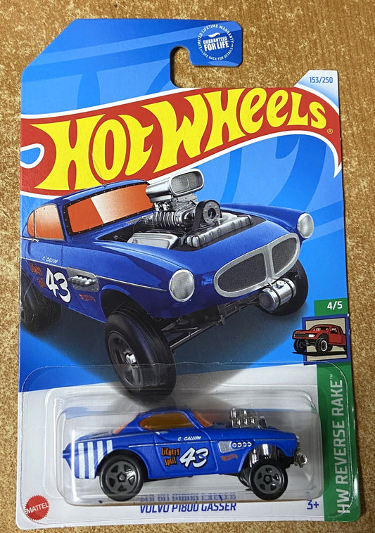 2024 Hot Wheels #153 Volvo P1800 Gasser BLUE