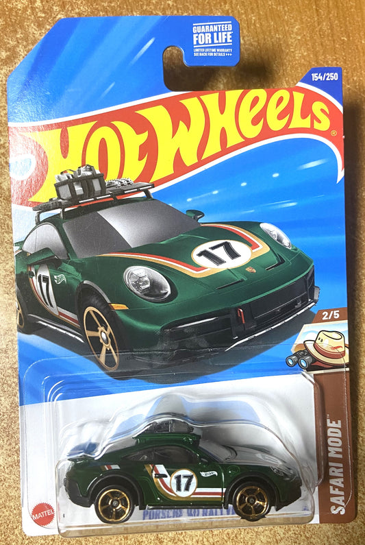 2025 Hot Wheels #154 Porsche 911 Rallye GREEN