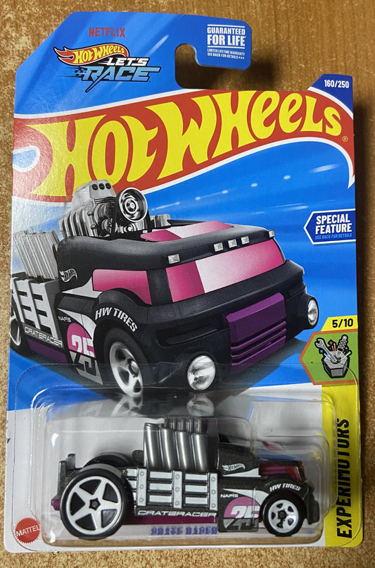 2025 Hot Wheels #160 Crate Racer BLACK
