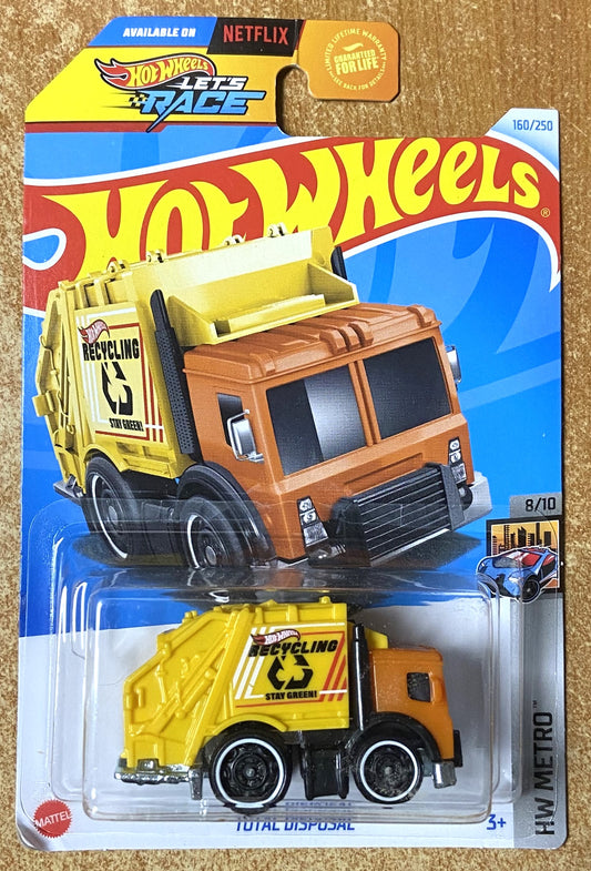 2024 Hot Wheels #160 Total Disposal ORANGE