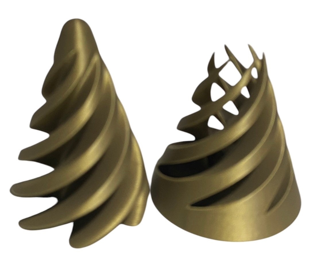Pass Through Fidget Cone - 2-1/2" x 2" - Bronze