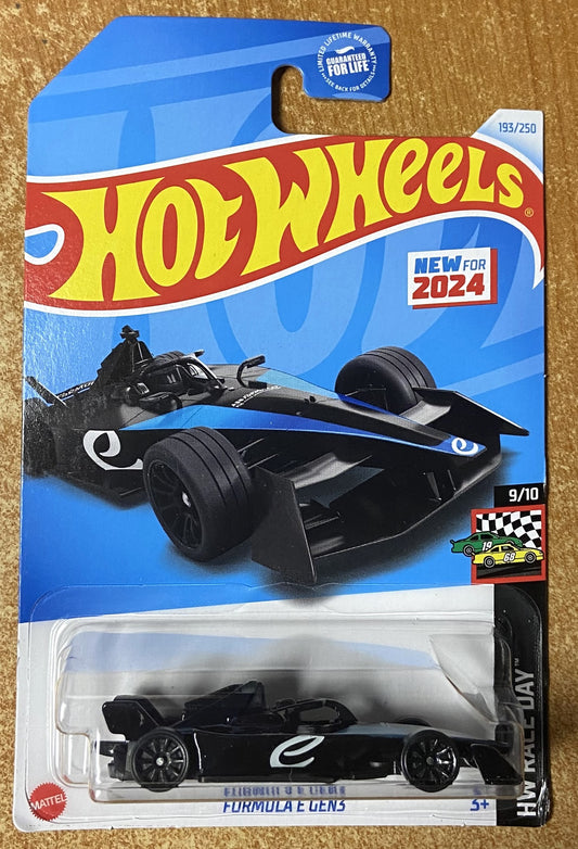 2024 Hot Wheels #193 Formula E Gen 3 BLACK