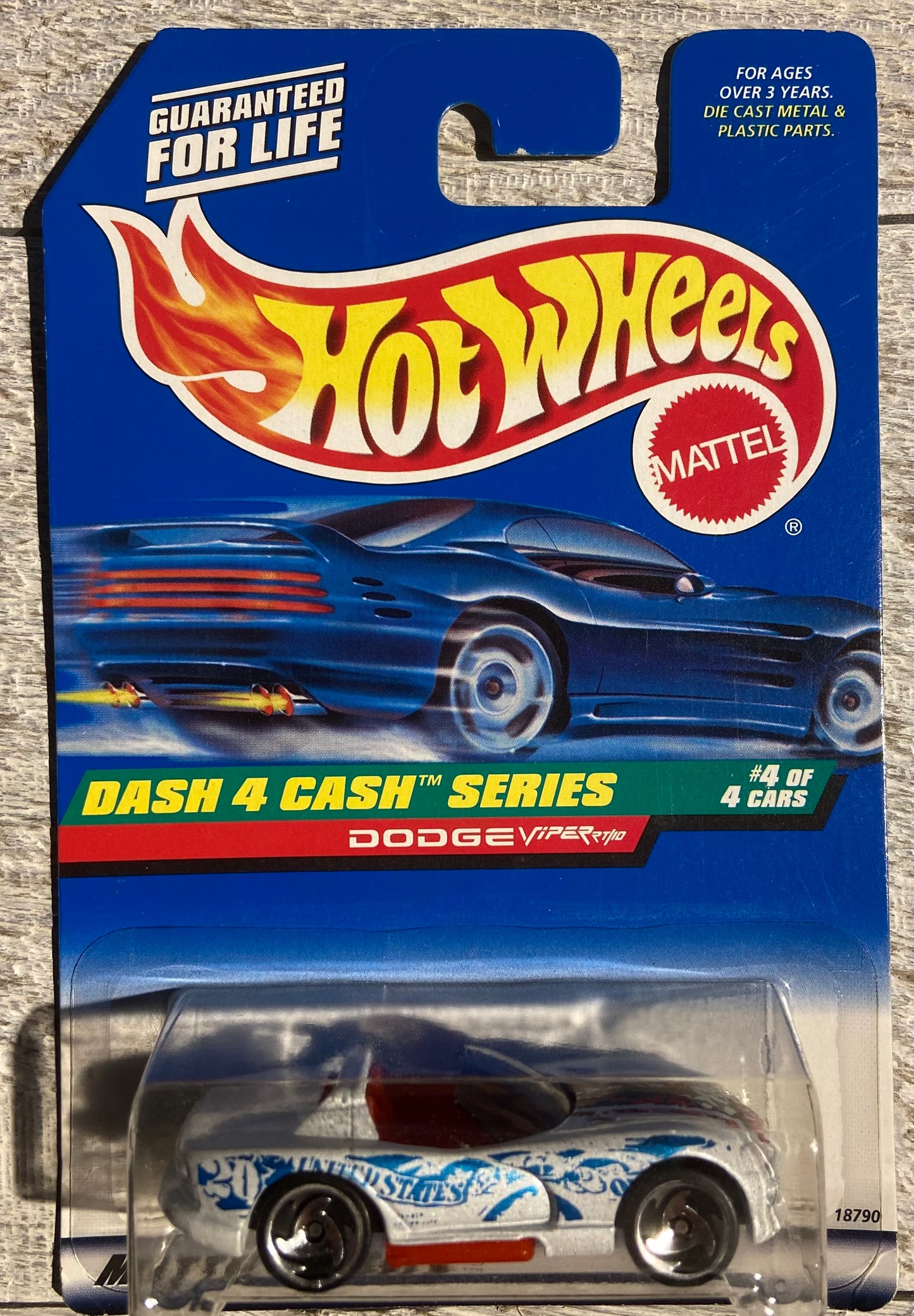 1997 Hot Wheels #724 Dodge Viper RT/10