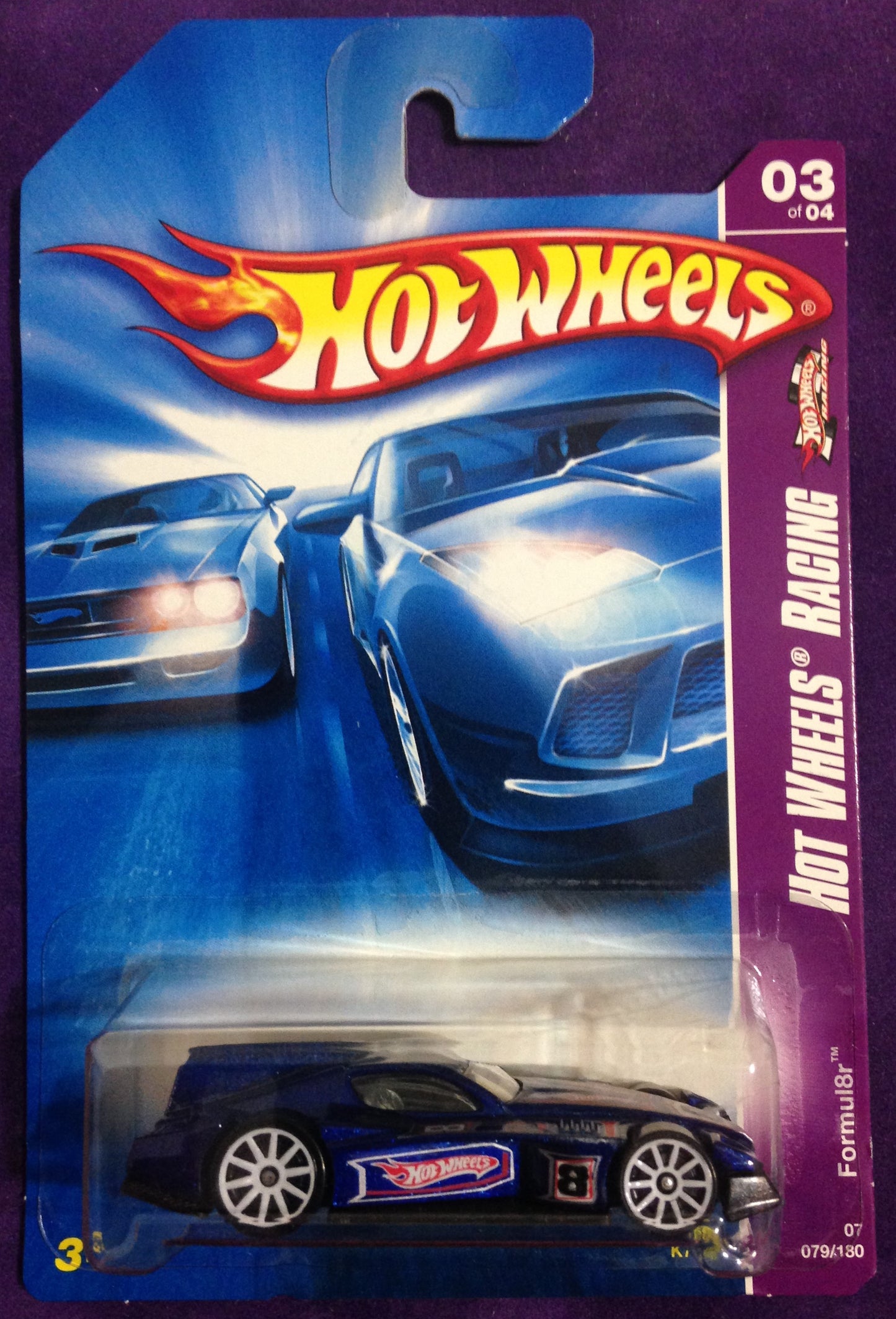 2007 Hot Wheels #79 Formul8r BLUE