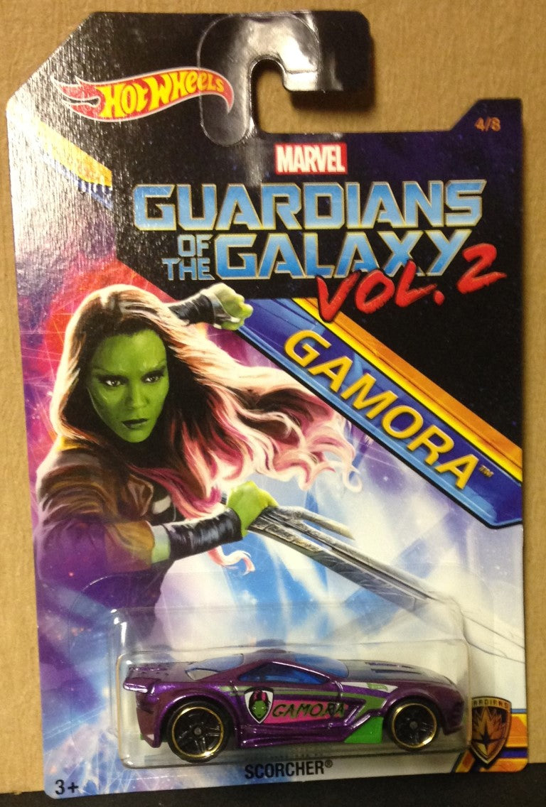 2017 Hot Wheels Guardians of the Galaxy #4 Scorcher