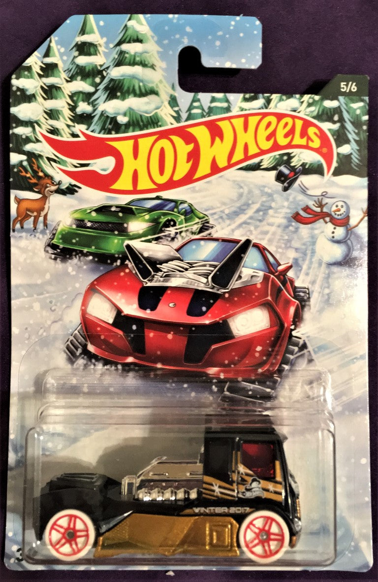 2017 Hot Wheels Holiday Hot Rods #5 Rennen Rig