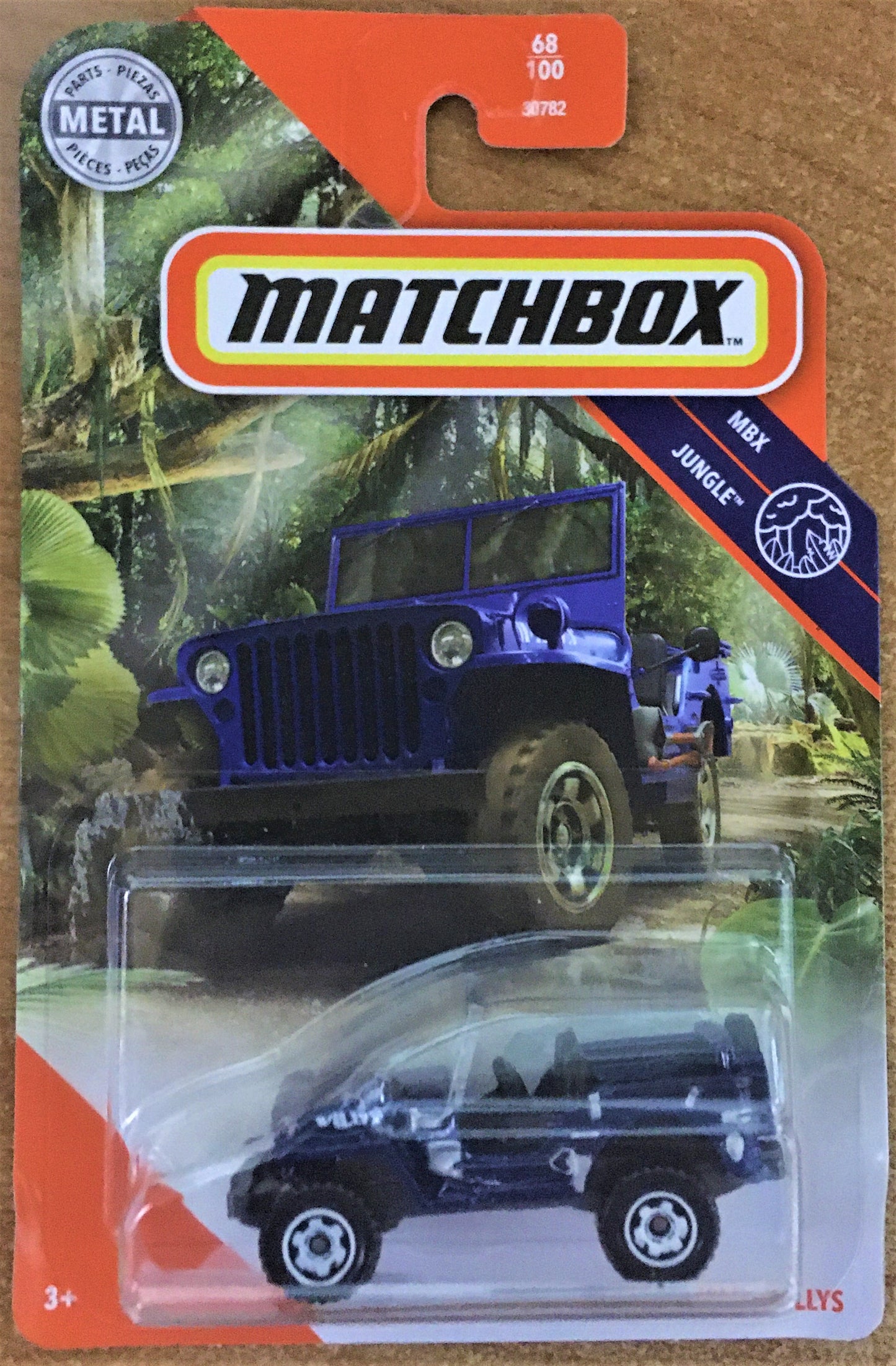 2020 Matchbox #68 Jeep Willys