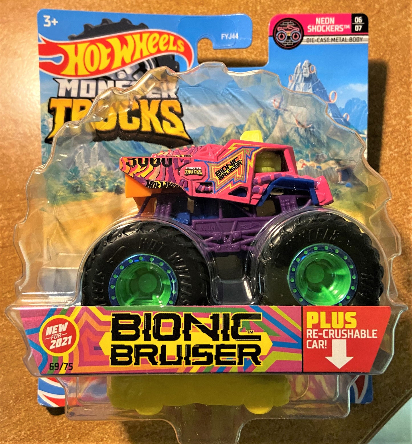 2021 Hot Wheels Monster Trucks #69 Bionic Bruiser