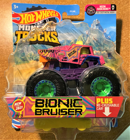 2021 Hot Wheels Monster Trucks #69 Bionic Bruiser