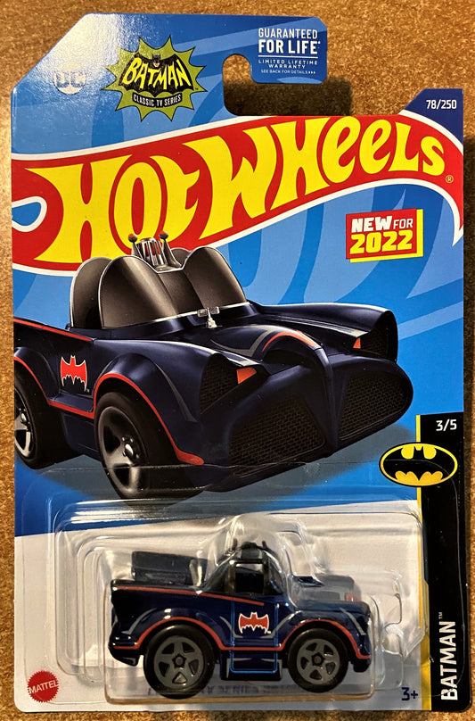 2022 Hot Wheels #78 Classic TV Series Batmobile BLUE