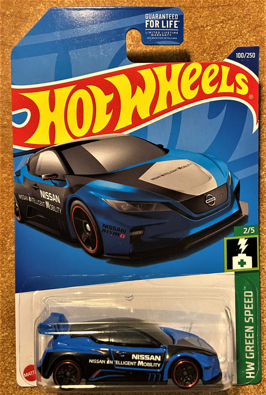 2022 Hot Wheels #100 Nissan Leaf Nismo RC_02 BLUE