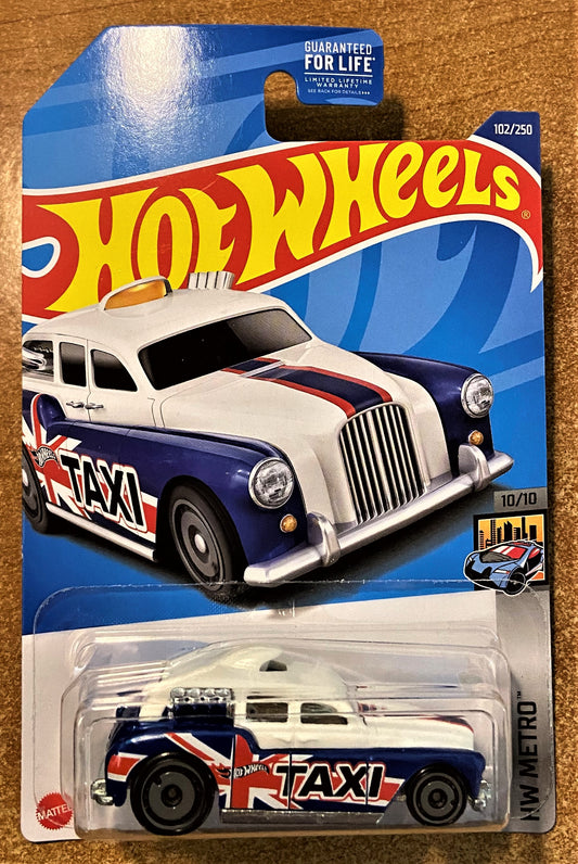 2022 Hot Wheels #102 Cockney Cab II WHITE