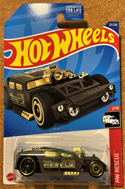 2022 Hot Wheels #121 Lethal Diesel GRAY