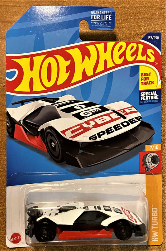 2022 Hot Wheel #137 Cyber Speeder WHITE