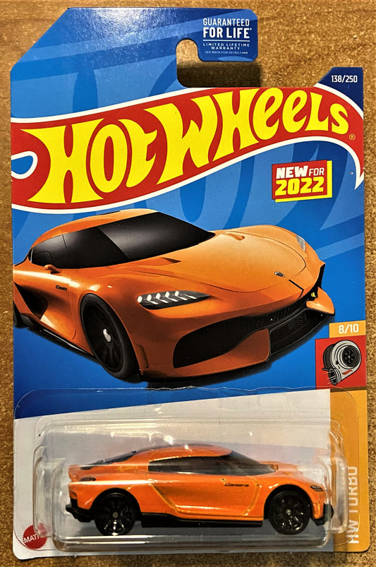 2022 Hot Wheel #138 Koenigsegg Gemera ORANGE