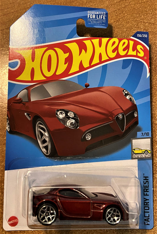 2022 Hot Wheel #156 Alfa Romeo 8C Competizone RED