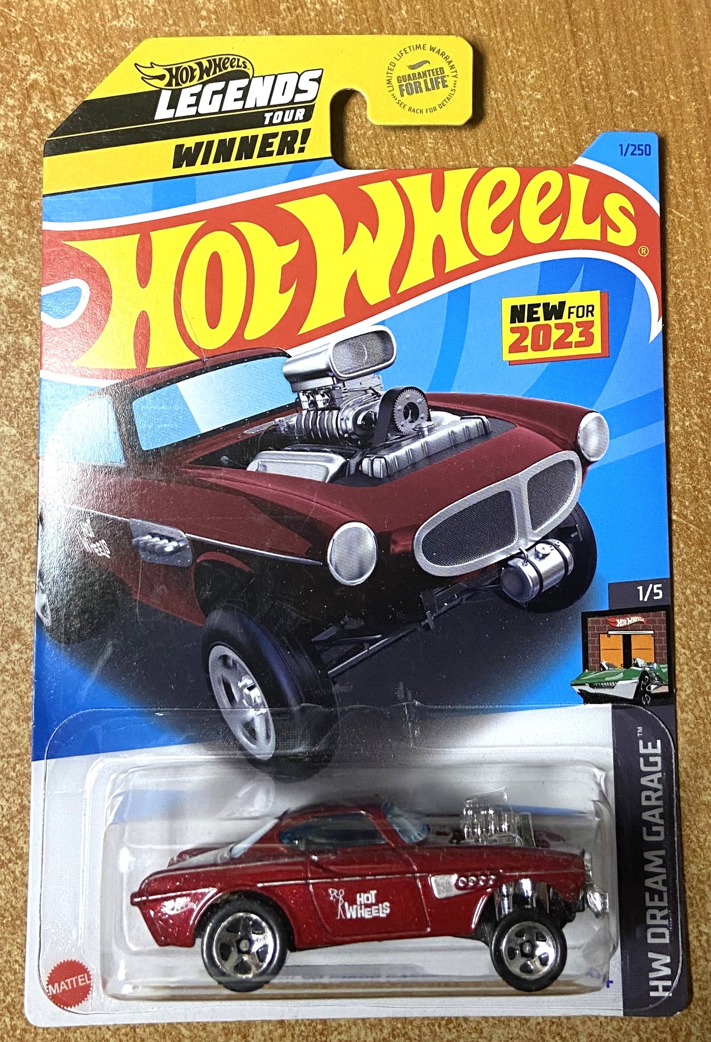 2023 Hot Wheels #1 Volvo P1800 Gasser RED