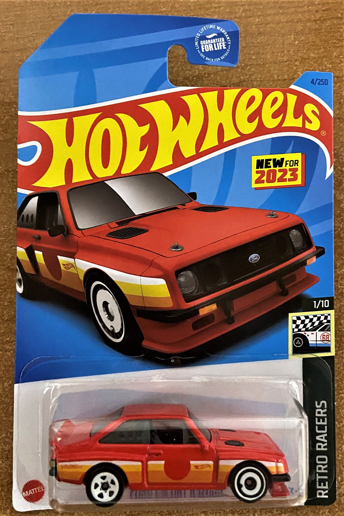 2023 Hot Wheels #4 Ford Escort RS2000 RED