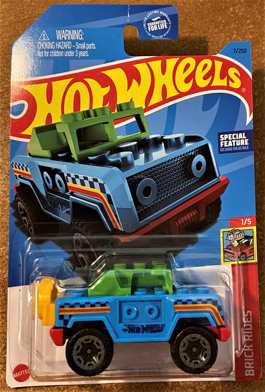 2023 Hot Wheels #7 Bricking Trails BLUE