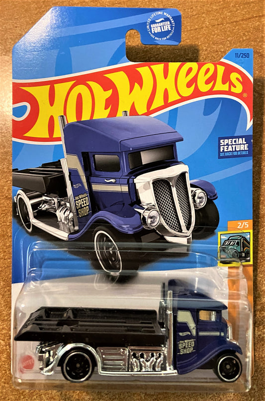2023 Hot Wheels #11 Fast Bed Hauler BLUE