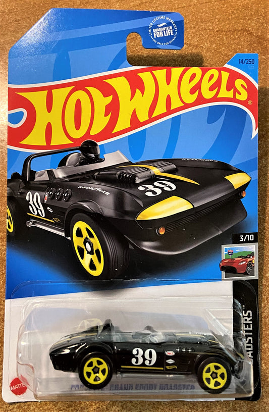 2023 Hot Wheels #14 Corvette Grand Sport Roadster BLACK