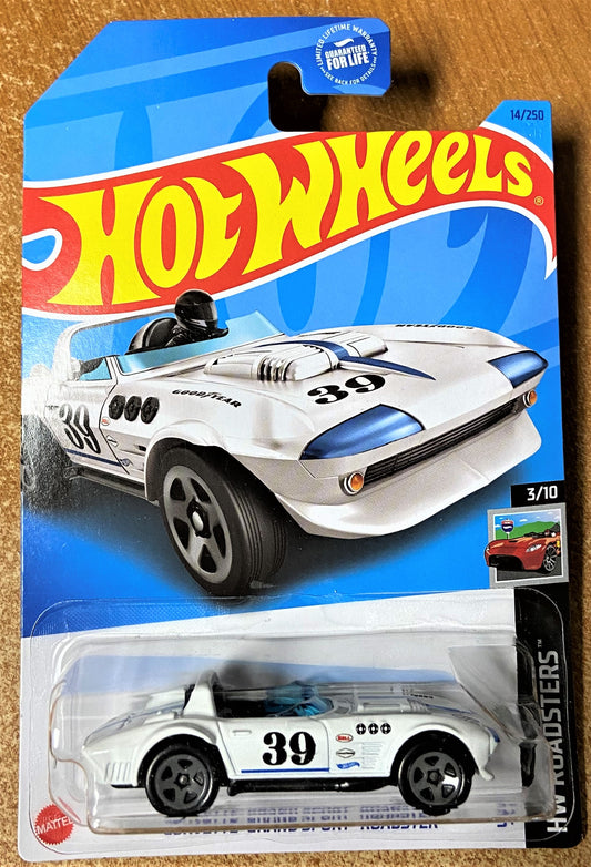 2023 Hot Wheels #14 Corvette Grand Sport Roadster WHITE
