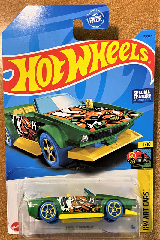 2023 Hot Wheels #15 Track Manga GREEN