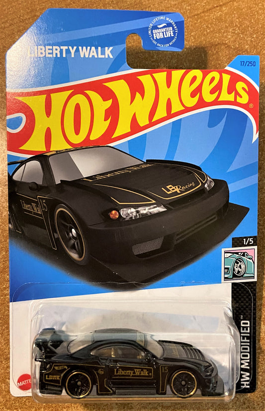 2023 Hot Wheels #17 LB Super Silhouette Nissan Silva BLACK
