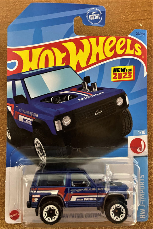 2023 Hot Wheels #20 Nissan Patrol Custom BLUE