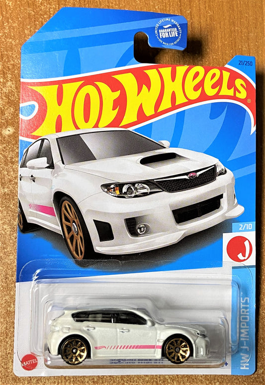 2023 Hot Wheels #21 Subaru WRX Sti WHITE