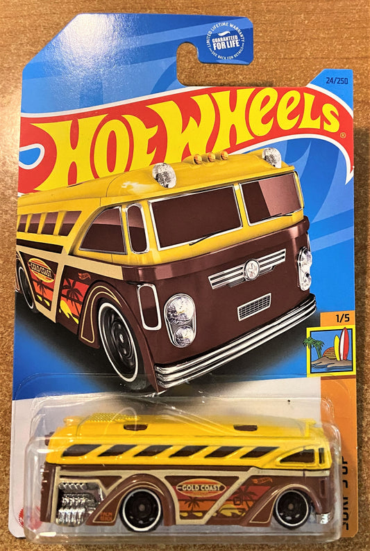 2023 Hot Wheels #24 Surfin School Bus BROWN