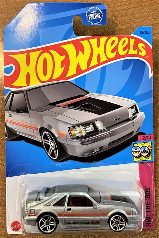 2023 Hot Wheels #25 84 Mustang SVO SILVER