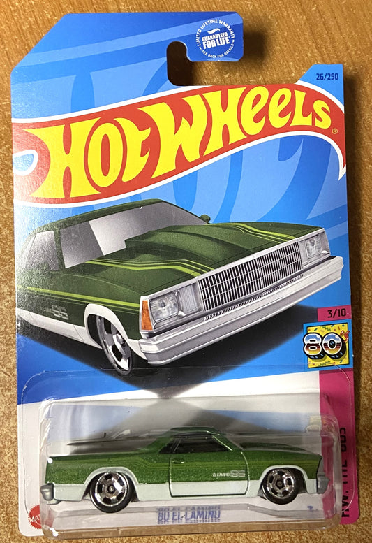 2023 Hot Wheels #26 80 El Camino GREEN