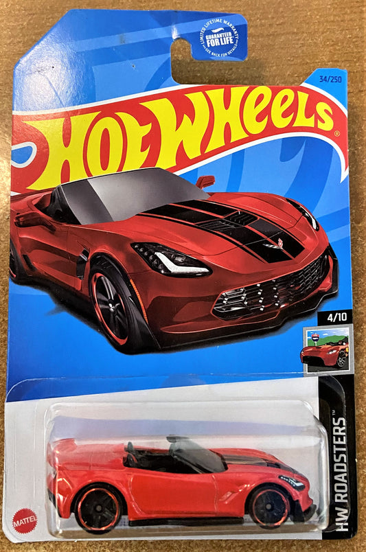 2023 Hot Wheels #34 Corvette C7 Z06 RED
