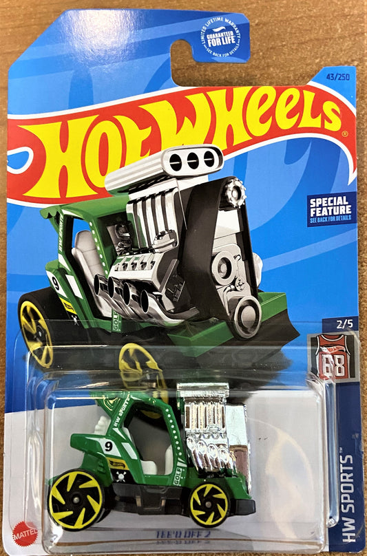 2023 Hot Wheels #43 Tee'd Off GREEN