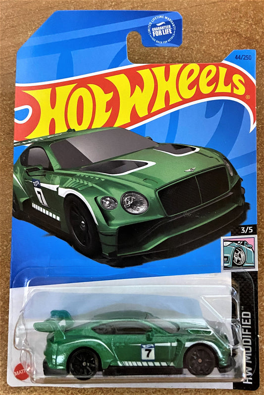 2023 Hot Wheels #44 2018 Bentley Continental GT3 GREEN