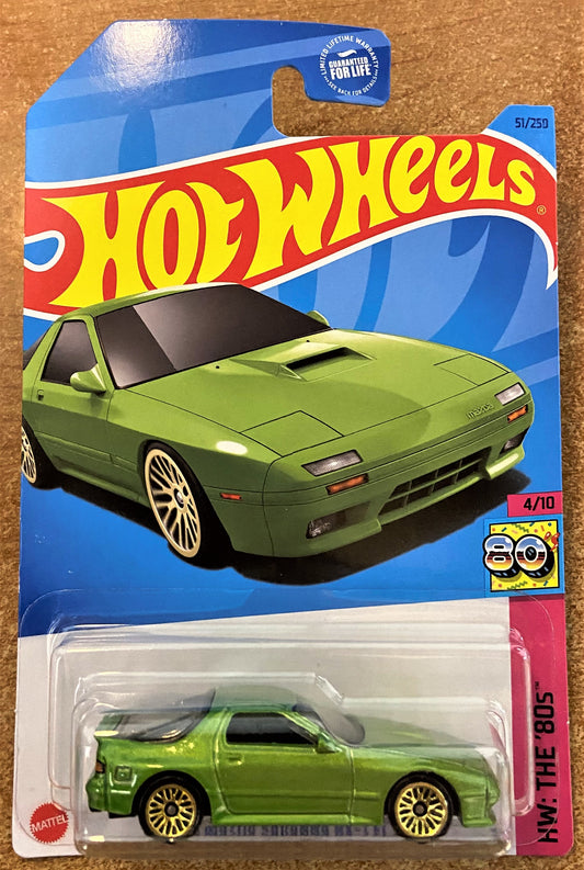 2023 Hot Wheels #51 89 Mazda Savannah RX-7 FC3S GREEN