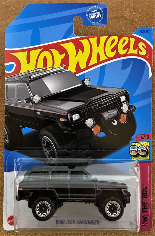 2023 Hot Wheels #52 1988 Jeep Wagoneer GRAY