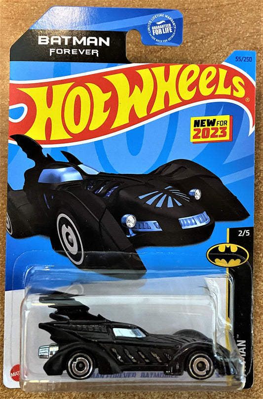 2023 Hot Wheels #55 Batman Forever Batmobile BLACK