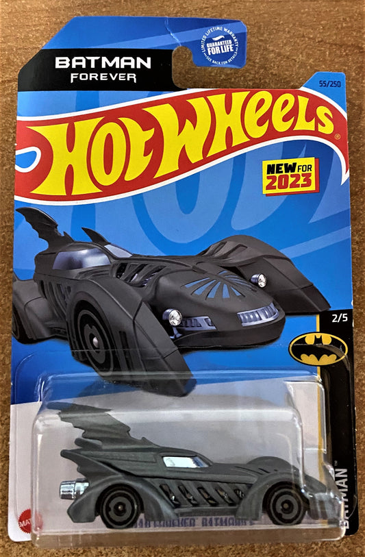 2023 Hot Wheels #55 Batman Forever Batmobile GRAY